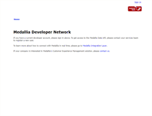 Tablet Screenshot of developer.medallia.com